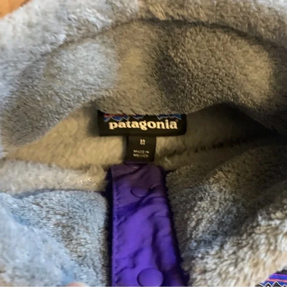 Patagonia Grey Half-Button Fleece Jacket - Picture 6 of 13